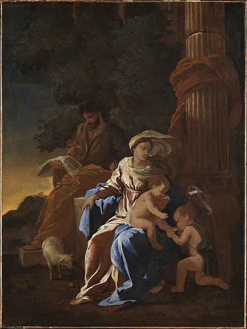 The Holy Family with St. John, 1629, Nicolas Poussin