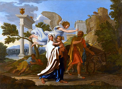The Flight into Egypt, 1658, Nicolas Poussin