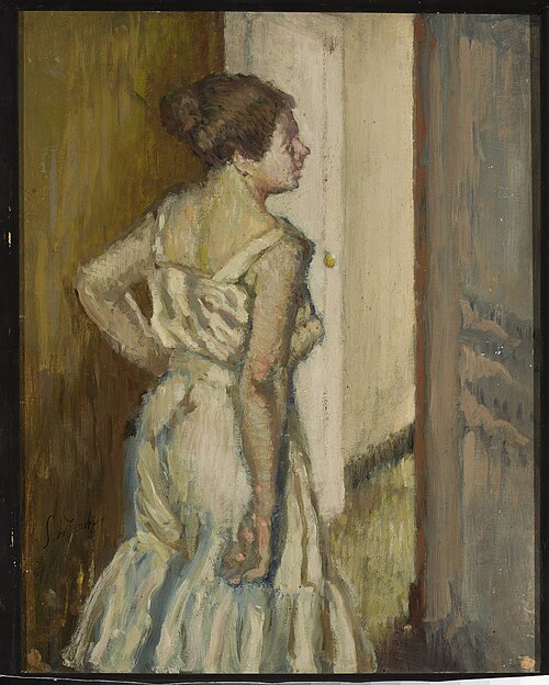 Study of a woman, , Stanisław Dębicki