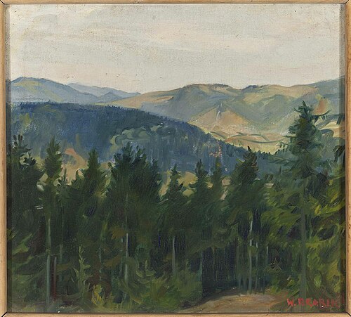 Mountainscape, 1905, Wincenty Drabik