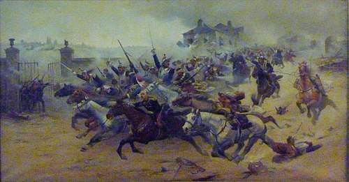 La Charge d'Alincourt, 1885, Antoine Gabriel Gaston Claris