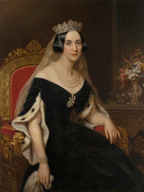 Josephine (1807–1876), Princess of Leuchtenberg, Queen Consort of Oscar I of Sweden and Norway, 1858, Friedrich Dürck