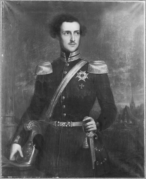 Gustav (1827-1852), hereditary prince, prince of Sweden and Norway, duke of Uppland, , Friedrich Dürck