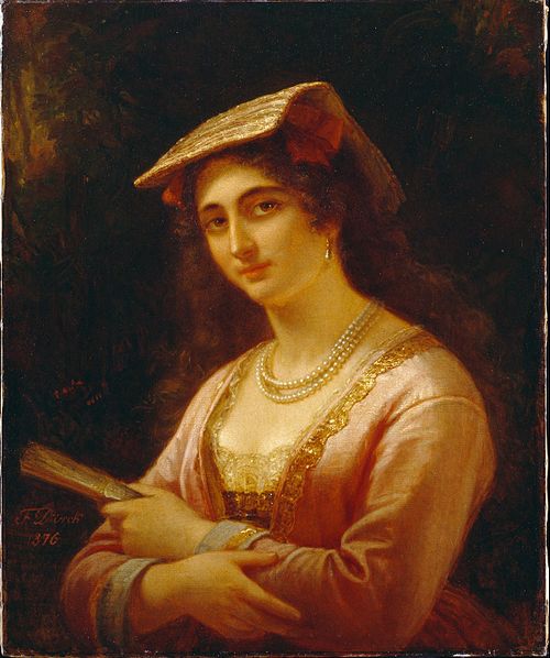 A Neapolitan Woman, 1876, Friedrich Dürck