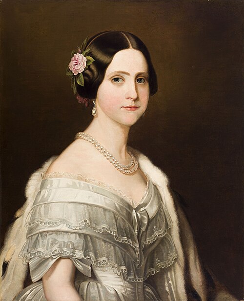 Portrait de S. A. I. Mme. la Princesse Dona Marie Amélie du Brésil, 1849, Friedrich Dürck