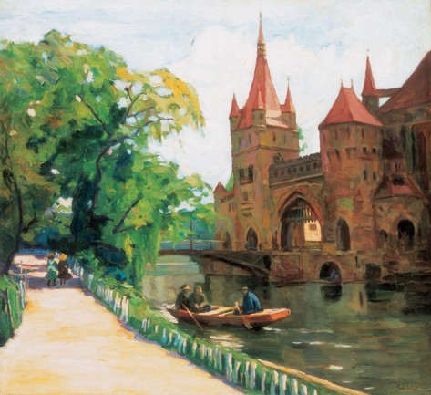 Boating on the Lake of the City Park, , Ernő Béli Vörös