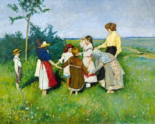Welcoming the Spring, , Ernő Béli Vörös