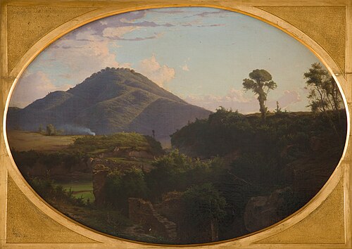 Landscape from the Environs of Rome, 1856, Albert Żamett