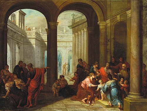 Christ Blessing the Children, 1649, Huens