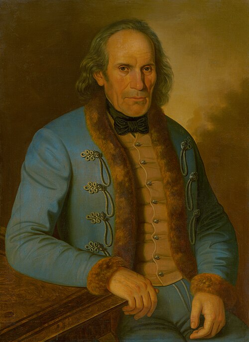 Portrét mlynára Jána Hodžu, 1856, Peter Michael Bohun