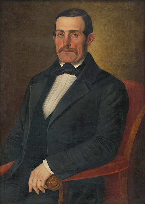 Podobizeň Samuela Ballu, 1853, Peter Michael Bohun