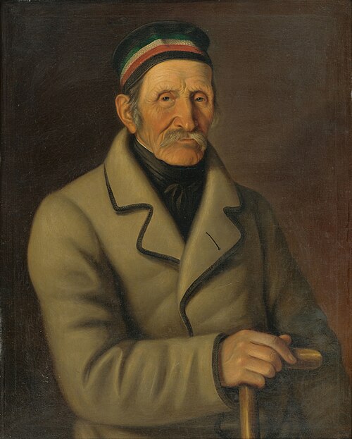 Podobizeň Michala Kubínyiho staršieho oravského zemana, 1860, Peter Michael Bohun