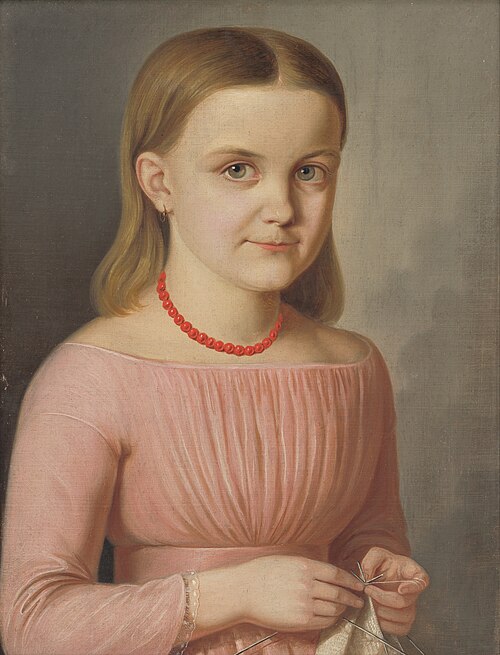 Podobizeň Ľudmily Droppovej, 1852, Peter Michael Bohun
