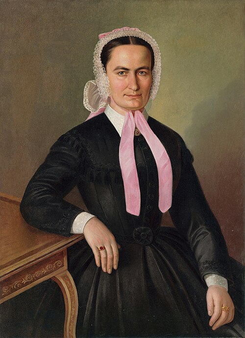 Podobizeň pani Vavrečanovej, 1860, Peter Michael Bohun