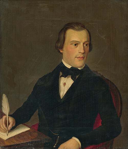 Podobizeň píšúceho muža, 1801, Peter Michael Bohun