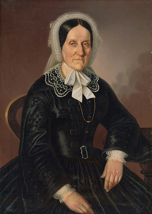 Podobizeň Kornélie Schulzovej, 1855, Peter Michael Bohun