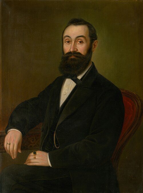 Podobizeň Daniela Božetecha Makovického, 1865, Peter Michael Bohun