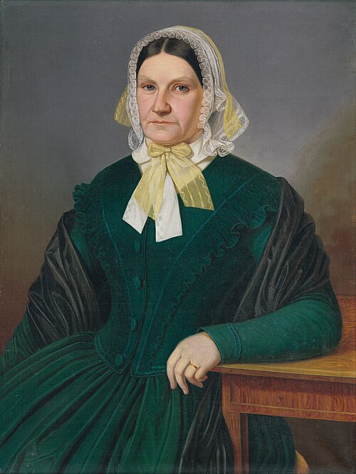 Podobizeň Zuzany Dluhovitsovej rod. Melšíkovej, 1844, Peter Michael Bohun