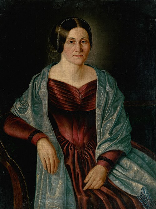 Podobizeň pani Plechovej, 1838, Peter Michael Bohun