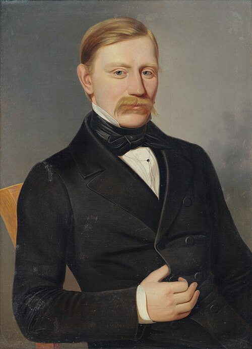 Podobizeň Augusta Horislava Krčméryho, 1853, Peter Michael Bohun