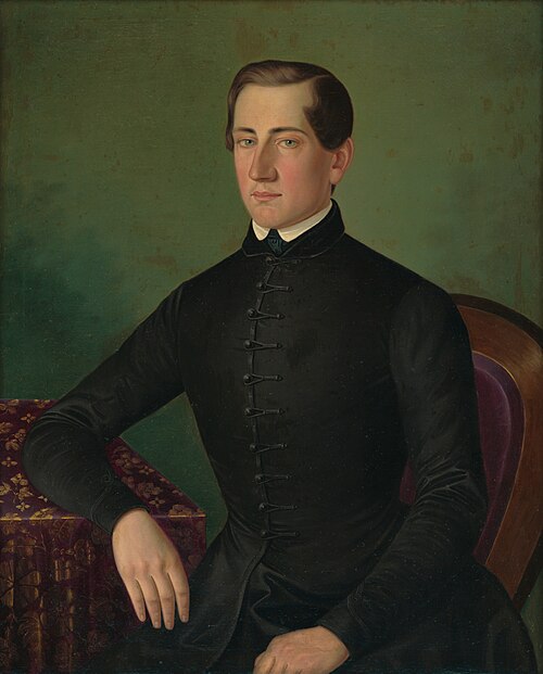 Podobizeň muža, 1849, Peter Michael Bohun