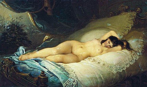 Naked woman, 1901, Firs Zhuravlev