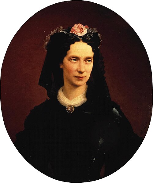 Portrait of Empress Maria Alexandrovna, 1864, Firs Zhuravlev
