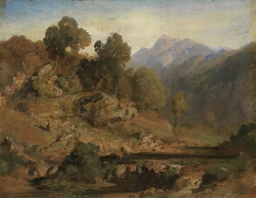 Bergtal, 1860, August Seidel