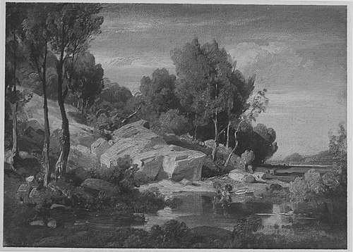 Im Isartal bei Großhesselohe, 1852, August Seidel