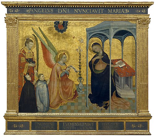 The Annunciation, 1435, Jacques Iverny