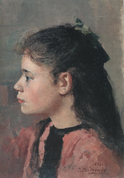 Портрет дівчинки, 1892, Hryhorij Djadtschenko