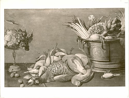 Stillife with dead birds, 1637, Floris van Schooten
