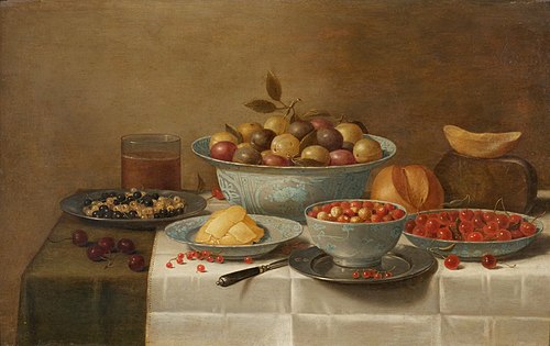 Still life with fruit, 1650, Floris van Schooten