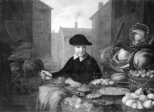 Stall with Fruit and Vegetables, 1634, Floris van Schooten
