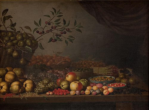 Fruit Basket, 1634, Floris van Schooten
