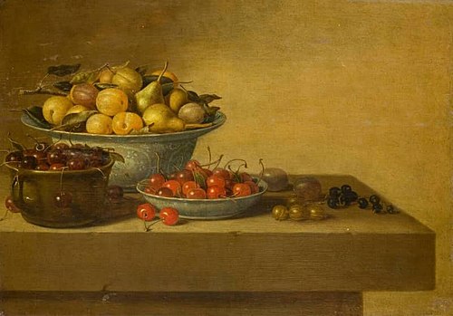 Fruit still life, 1645, Floris van Schooten