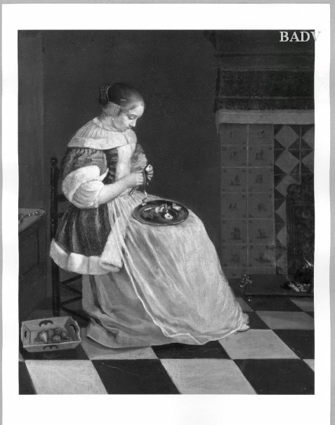 Kitchen - piece, 1665, Pieter Cornelisz van Slingelan