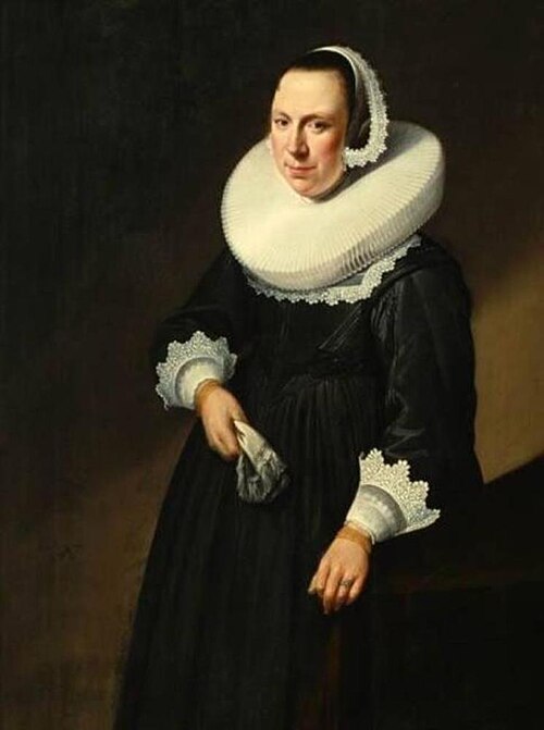 Portrait of an unknown woman, 1642, Dirck van Santvoort