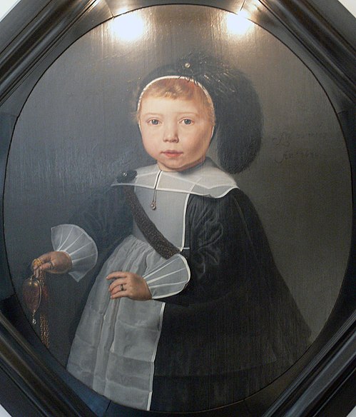 Portrait of Willem Van Loon (later mayor of Amsterdam), aged 2 1/2, 1636, Dirck van Santvoort