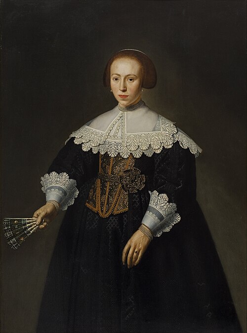 Portrait of a Lady, 1637, Dirck van Santvoort