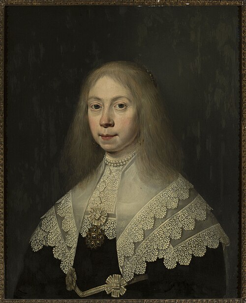 Portrait of a young lady, 1640, Dirck van Santvoort