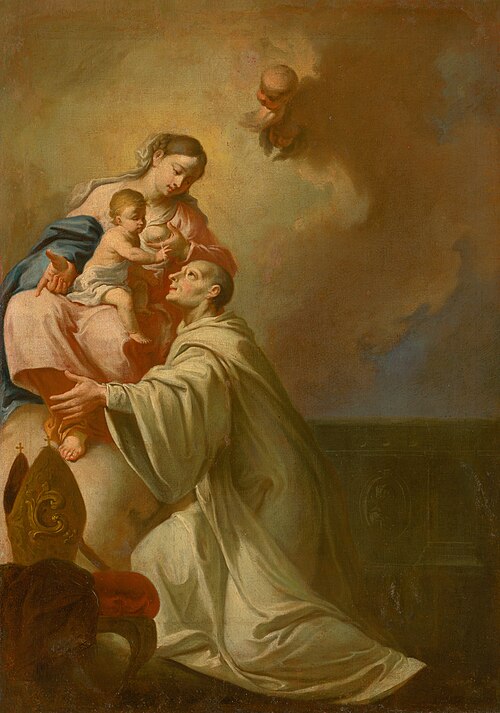 Laktácia sv.Bernarda, 1740, František Vavřinec Korompay
