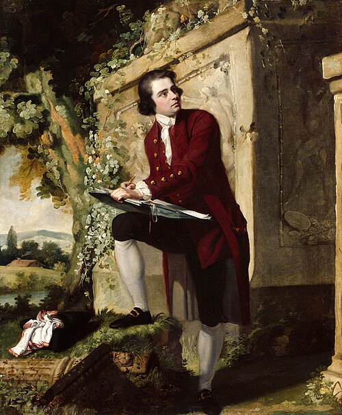 Portrait of a Young Artist, 1765, John Hamilton Mortimer