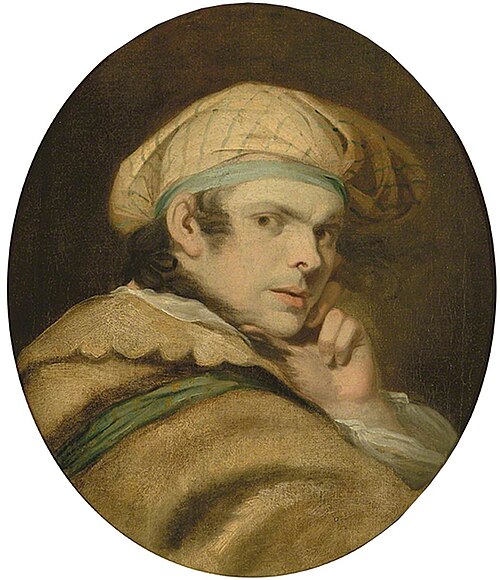Self Portrait in Character, 1776, John Hamilton Mortimer