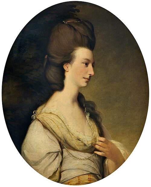 Portrait of a Lady (called 'Mrs Wells'), 1777, John Hamilton Mortimer