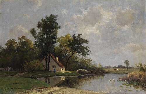 The house at the lake, , Otto Gampert