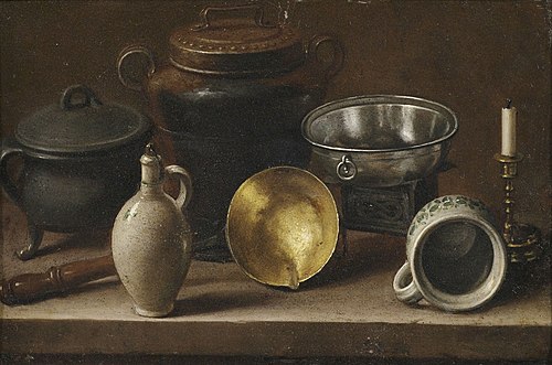 Nature morte avec des ustensiles de cuisine, , Martin Dichtl