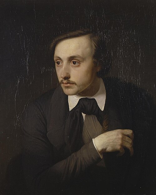 Portrait of the Artist Ivan Sokolov, 1849, Yakov Kapkov