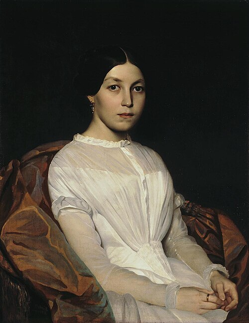 Portrait of Alexandra Kutorga, 1847, Yakov Kapkov