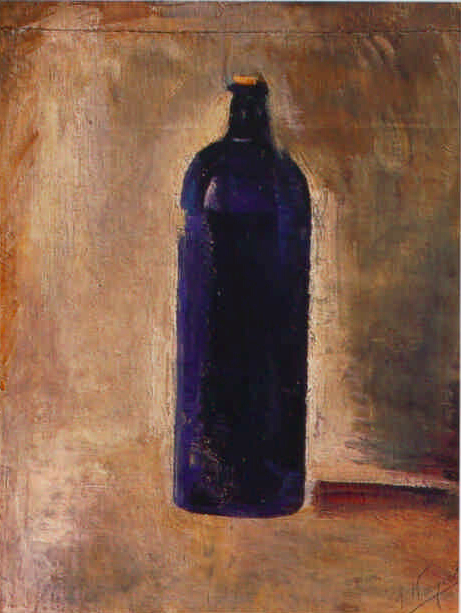 Nature morte with bottle, 1919, Alexei Eremeevich Karev